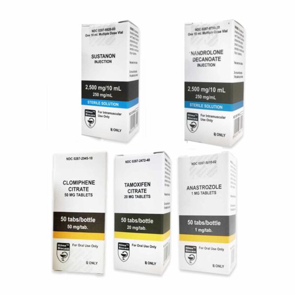 팩 매스 레벨 I (주사) 수스타논 250 + 데카 250 + PCT (8주) 힐마