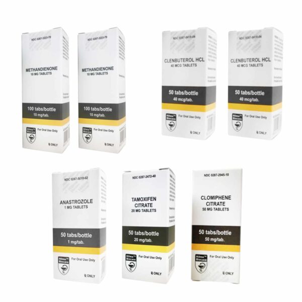 드라이 머슬 팩(경구용) 디아나볼 + 클렌부테롤 + PCT(8주) 힐마