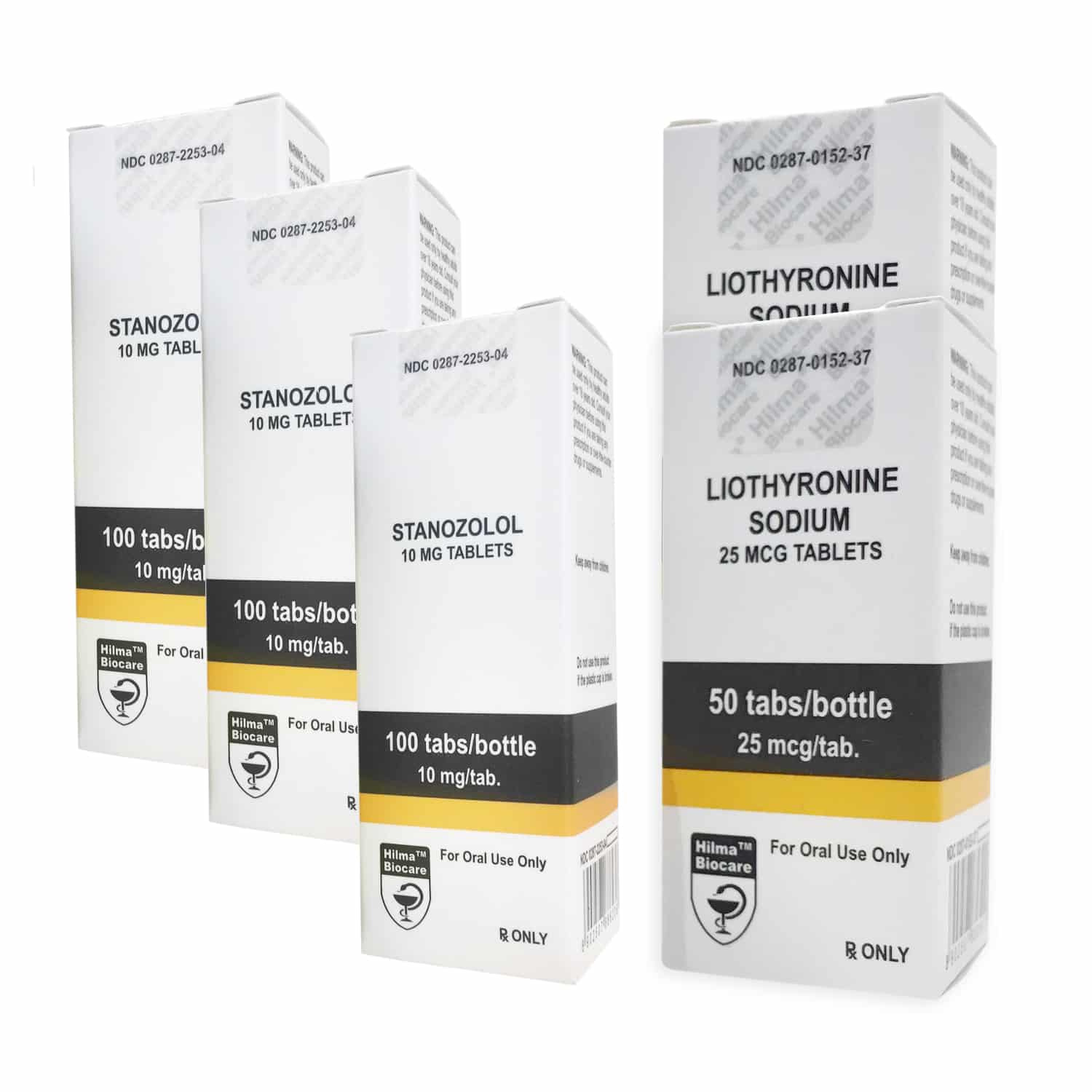 힐마 스타노졸롤 + T3 사이토멜 경구 스테로이드 건식팩 (8주)