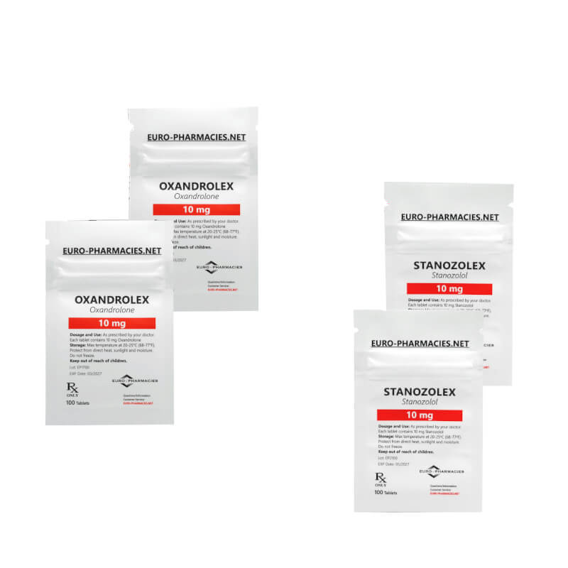 파쇄 팩 6주 Winstrol Anavar Euro 약국