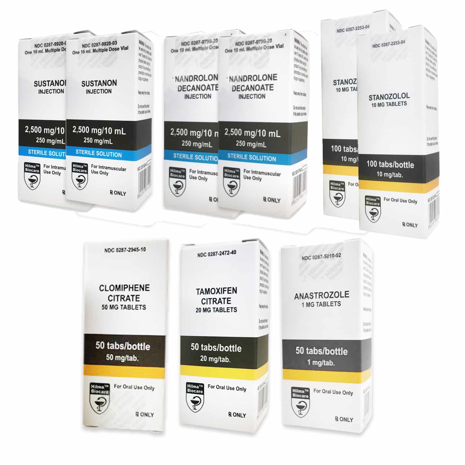 팩 매스 레벨 II 주사 수스타논 데카 스탠 PCT 8주 힐마