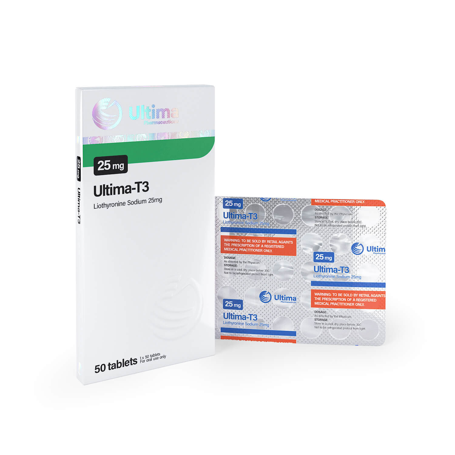 울티마 T3 50정 x 25mcg