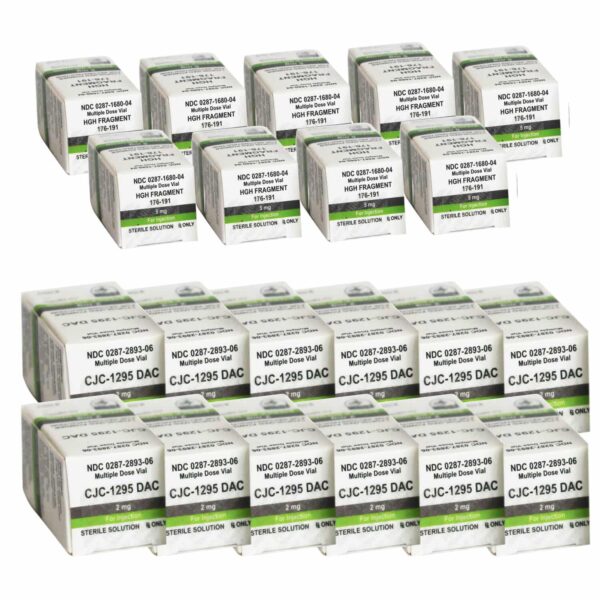 HGH 프래그 어드밴스드 체중 감량 펩타이드 팩 CJC 1295 DAC (12주) 힐마