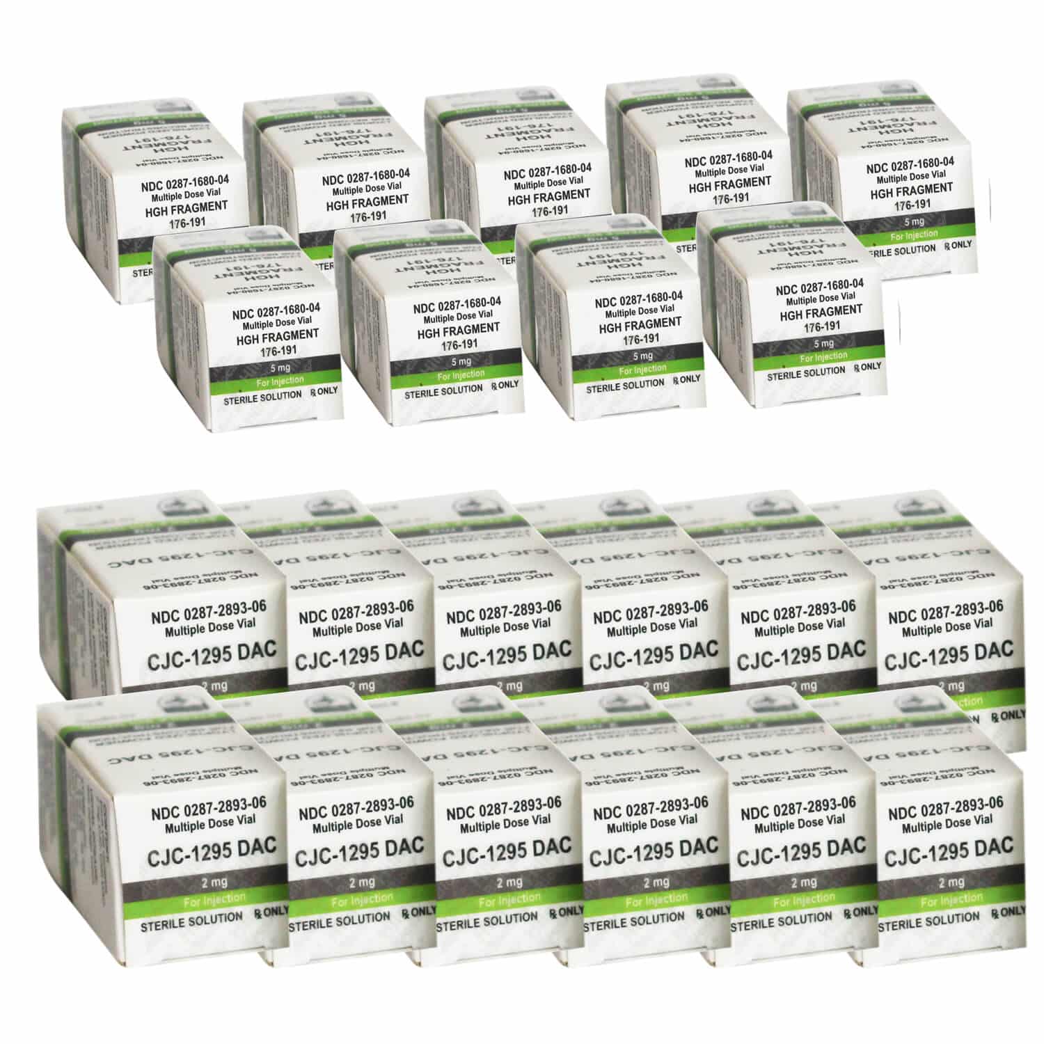 HGH 프래그 어드밴스드 체중 감량 펩타이드 팩 CJC 1295 DAC (12주) 힐마