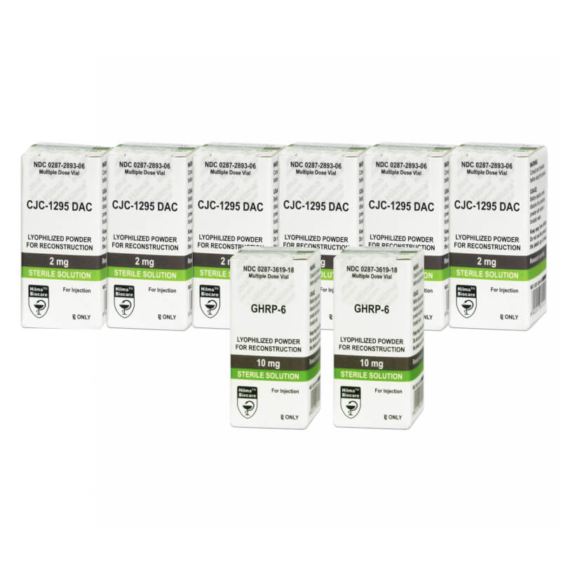 중기 체중 증가 펩타이드 팩 GHRP 6 CJC 1295 DAC 힐마 바이오케어 (12주)