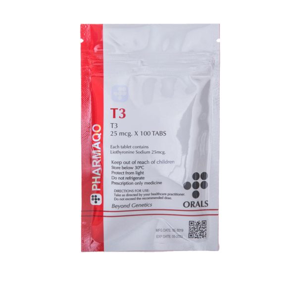 T3 25mcg x 50 리오티로닌 나트륨 25mcg 정제 50정 파마코 랩스 €41