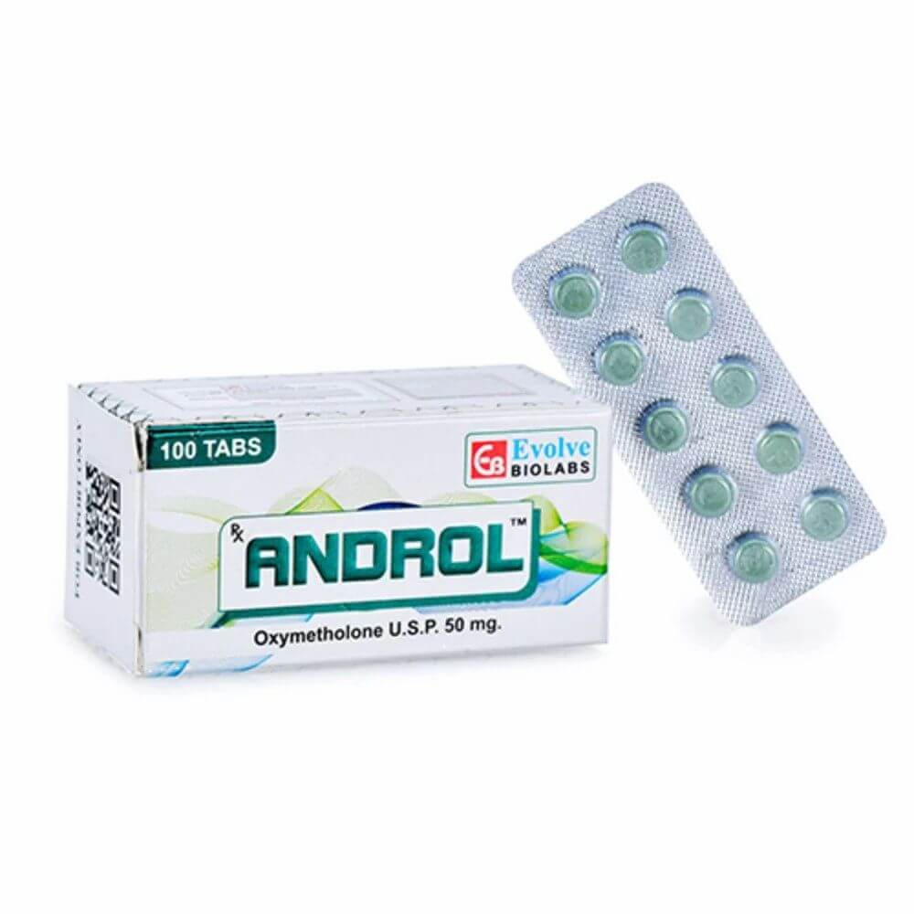 아나드롤(옥시메톨론) 50mg (100정) - 이볼브 바이오랩스