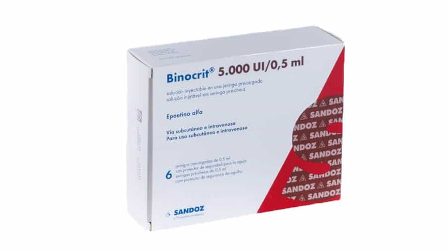 비노크리트 5000 IU 0.5ml, 에포에틴 알파 산도즈 주사액 (사전 충전형 주사기)