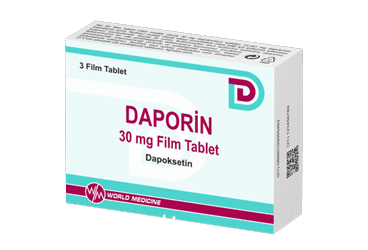 다포린 30mg 필름코팅정 3정 (다폭세틴염산염 함유) 월드 메디신