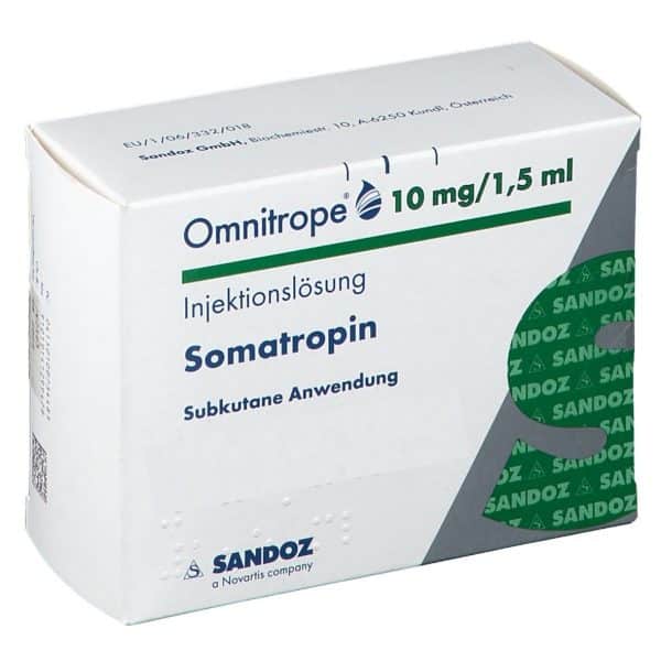 소마트로핀 옴니트로프 30 IU 10mg 1.5ml 카트리지 (산도즈)