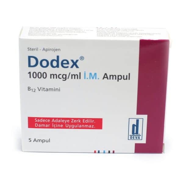비타민 B12 도덱스 B12 1000mcg ml x 5앰플 데바