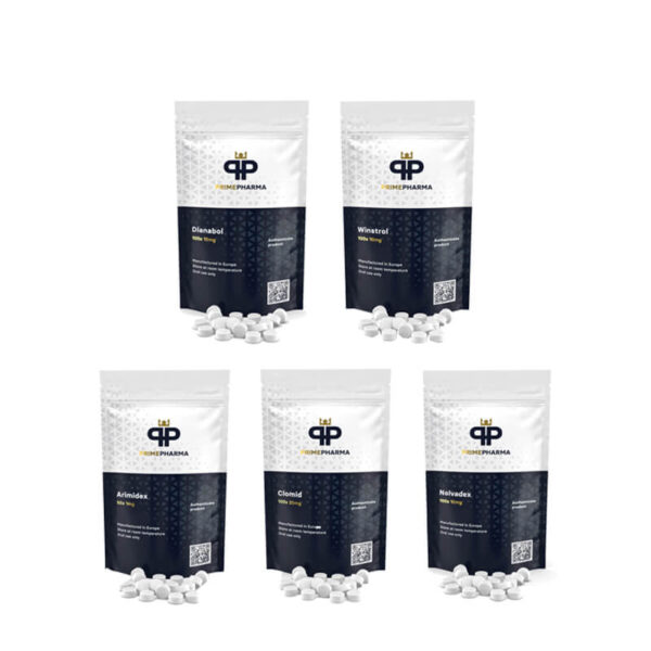 근육량 증가 패키지: 경구 스테로이드 디아나볼 + 윈스트롤 (4주) 프라임 파마