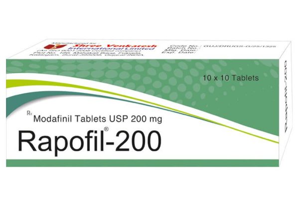 ROPOFIL - 모다피닐 200mg (100정) - 슈리 벤카테시