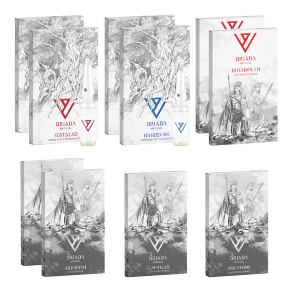 고급 체중 증가 팩 DRIADA MEDICAL 수스타논 데카 디아나볼 8주