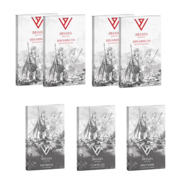 드리아다 메디컬의 경구용 디아나볼 PCT 8주 체중 증가 팩