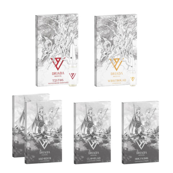 레벨 1 인젝트 엔안테이트 윈스트롤 프로텍션 PCT 건식 체중 증가 팩 8주 Driada Medical