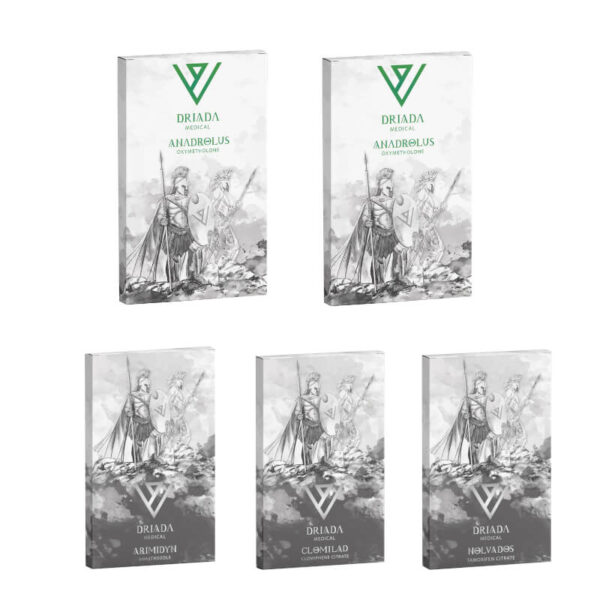 체중 증가 팩: 아나드롤 옥시메톨론 경구 스테로이드 (4주) 드리아다 메디컬