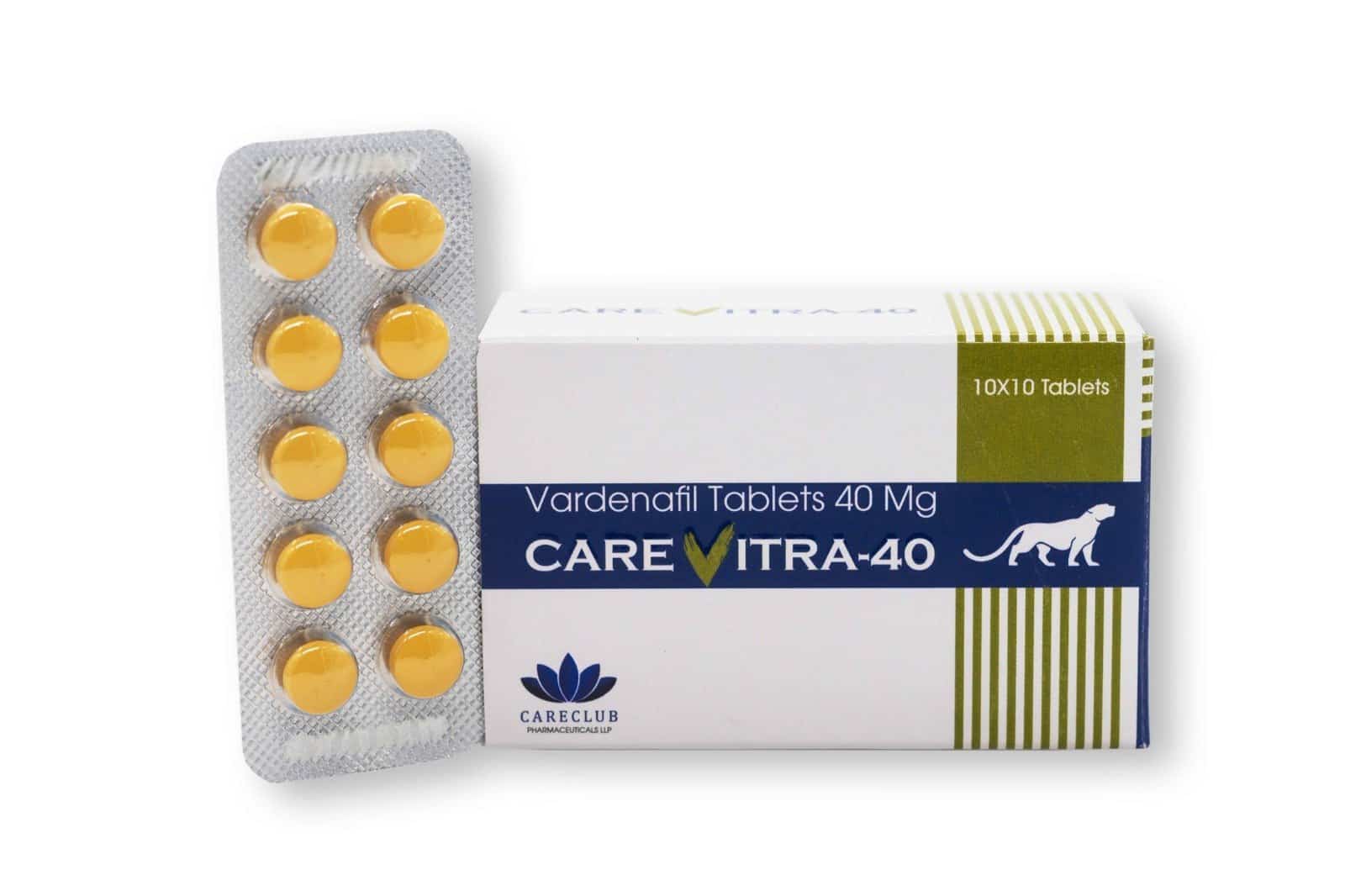 Carevitra 40mg Vardenafil 100정 약국 EU