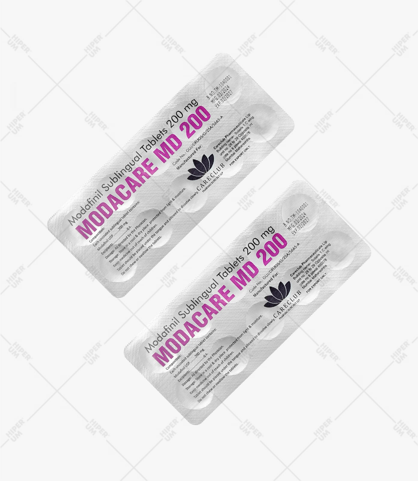 모다케어 MD 200mg 모다피닐 정 USP 100정 (유럽 약국 판매)