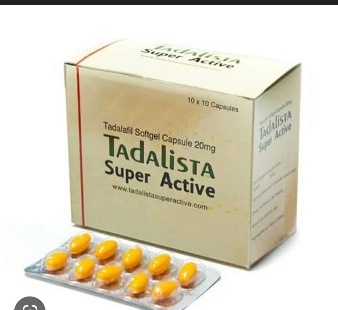 타달리스타 슈퍼 액티브 타달라딜 연질 캡슐 20mg 100정 (EU 약국 판매)