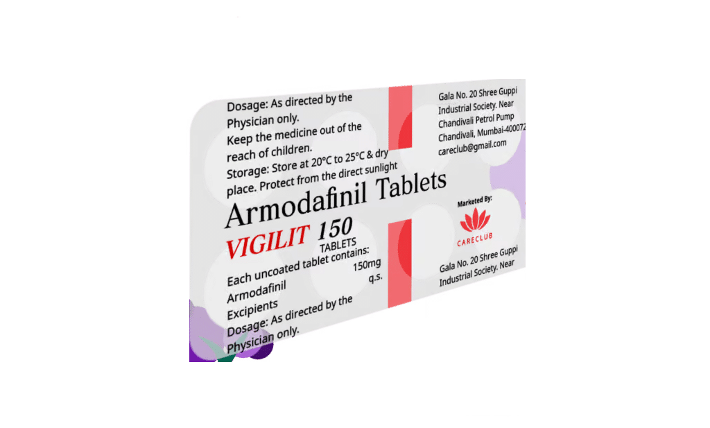 비길리트 150mg 아르모다피닐 150mg 100정 (EU 약국 판매)