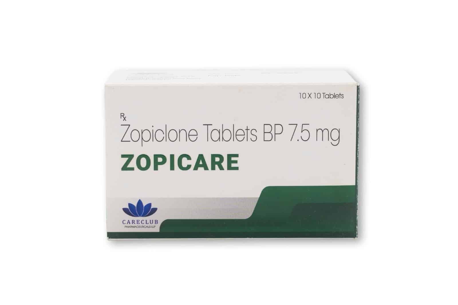 조피케어 7.5mg 조피클론 100정 (EU 약국 판매)