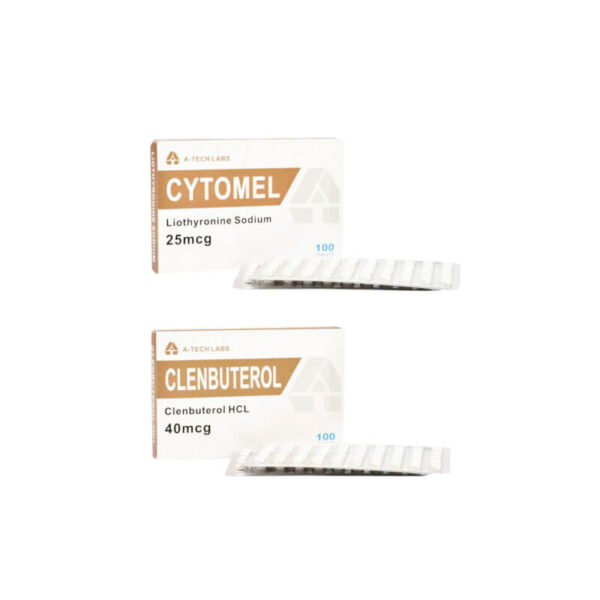 여성용 체중 감량 패키지 A TECH LABS 클렌부테롤 + T3 (8주)