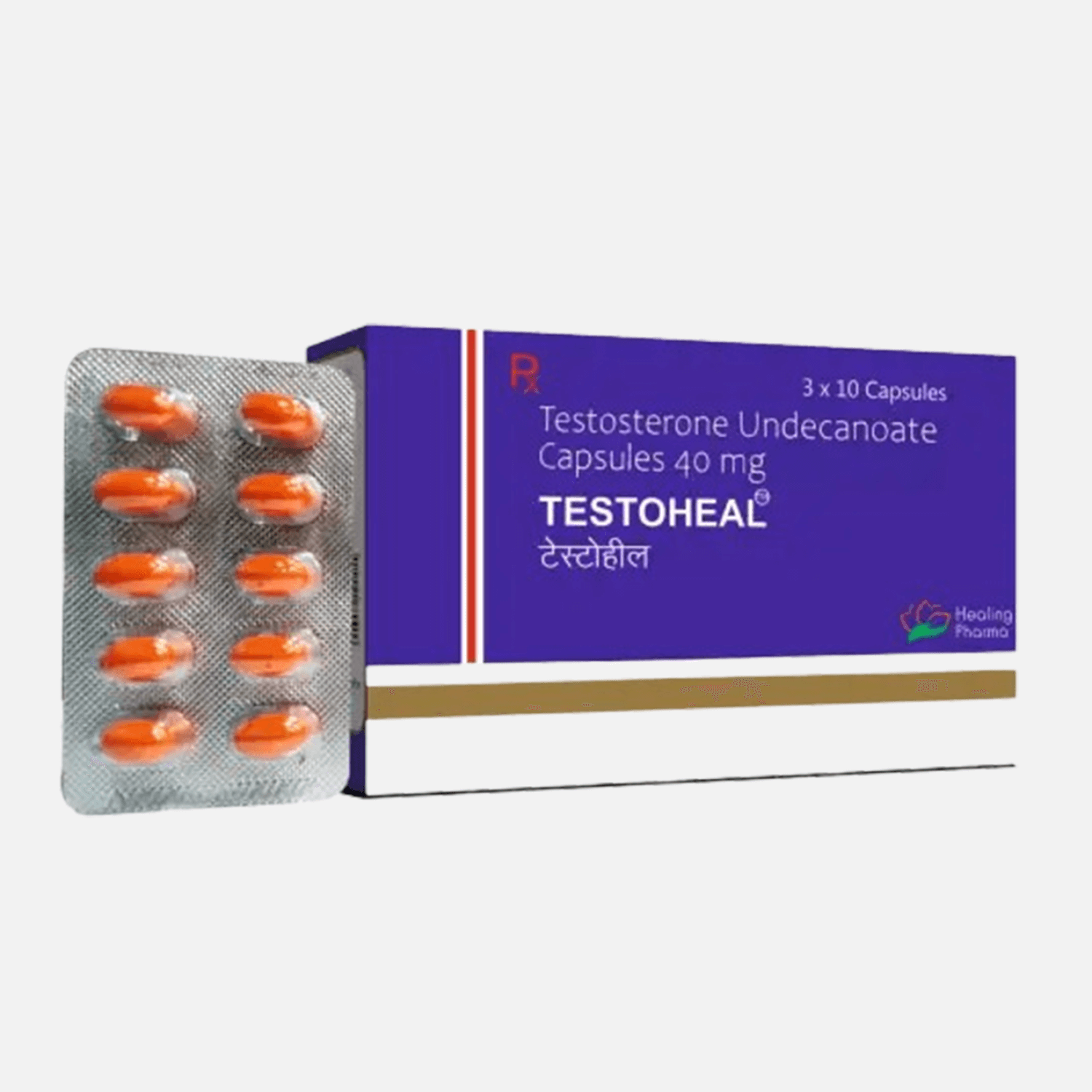 Testoheal 40 mg (테스토스테론 운데카노에이트 캡슐) Driada Medical
