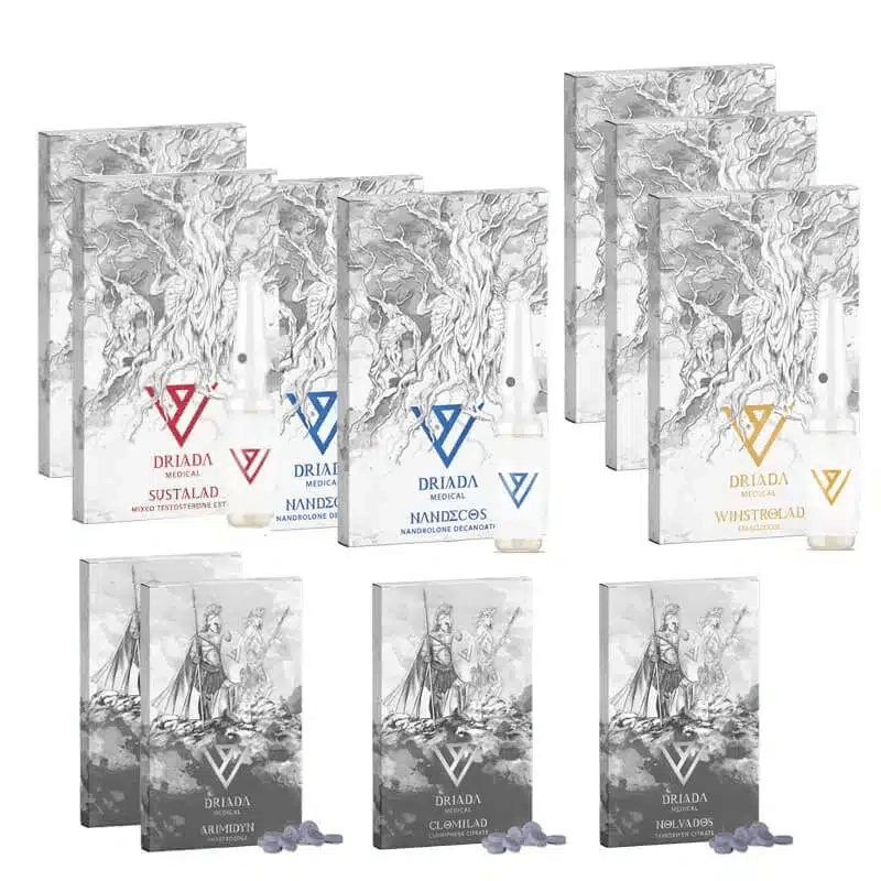 근육량 증가 팩 (주사) 수스타논 + 데카 + 윈스트롤 (8주) 드리아다 메디컬