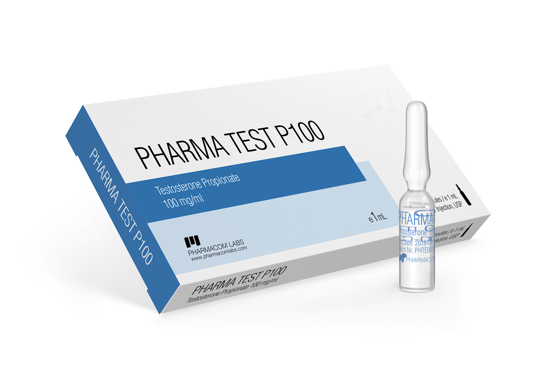 파마테스트 P 100 앰플 (10 x 1 ml x 100 mg) 파마콤