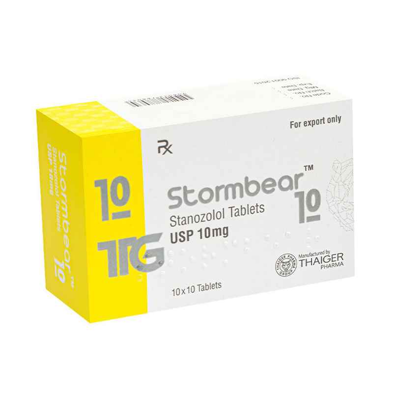 STORMBEAR 10 MG(스타노졸롤) 100정 THAIGER PHARMA