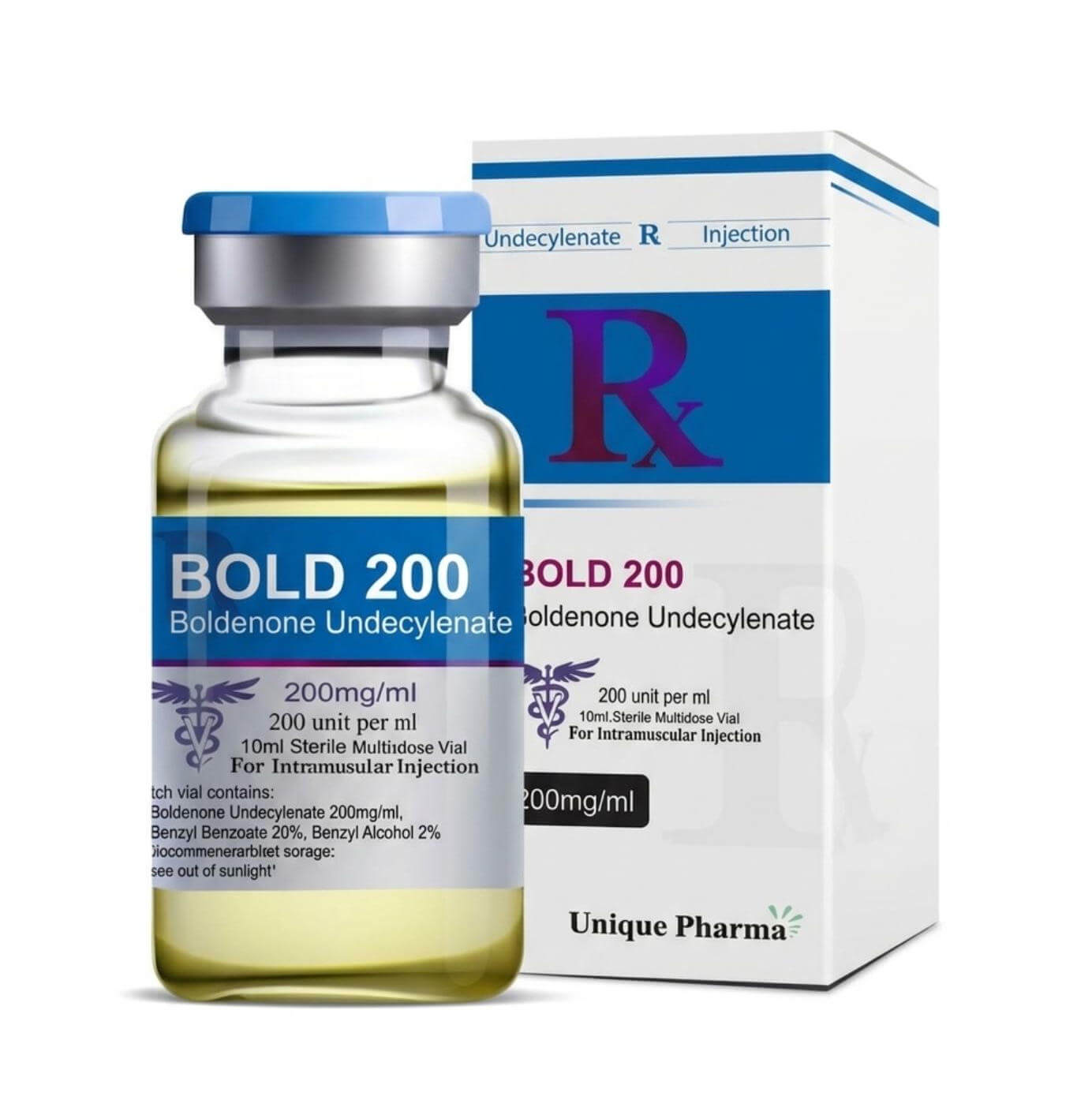 볼드 200 - 볼데논 운데실레네이트 (200mg/ml 10ml) - 유니크 파마