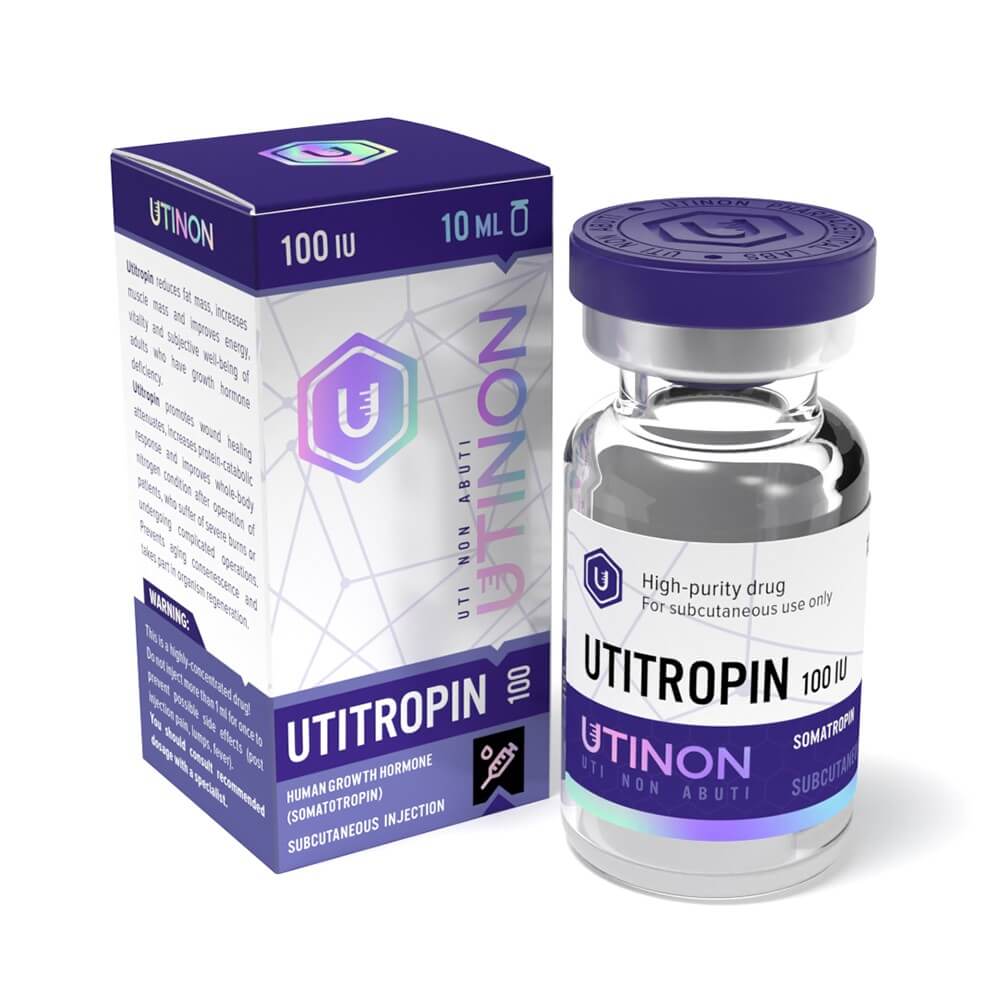 유티트로핀 - 성장호르몬 100 IU/10ml - 유티논