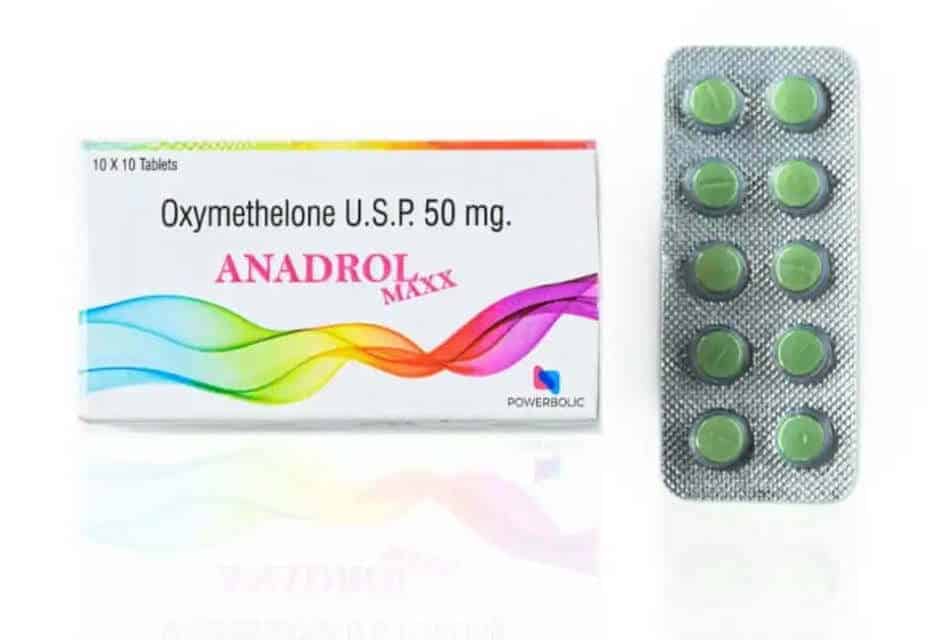 아나드롤 맥스 - 옥시메테올론 USP 50mg 100정 - 파워볼릭