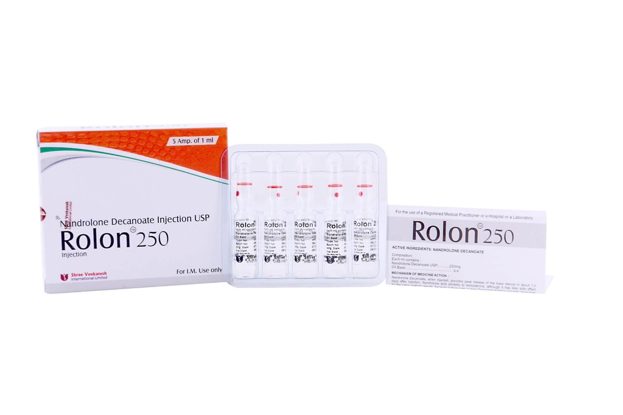 롤론 - 난드롤론 데카노에이트 250mg/ml (1ml 앰플 5개입) - 슈리 벤카테시