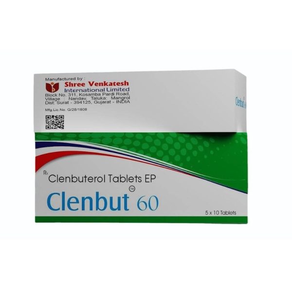 클렌부트 60 - 클렌부테론 염산염 60mcg (50정) - 슈리 벤카테시