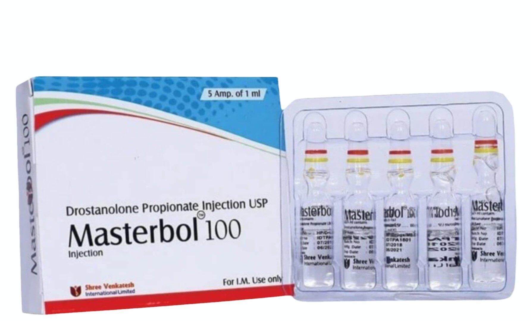 마스터볼 100 - 드로스타놀론 프로피오네이트 100mg/ml (1ml 앰플 5개입) - 슈리 벤카테시