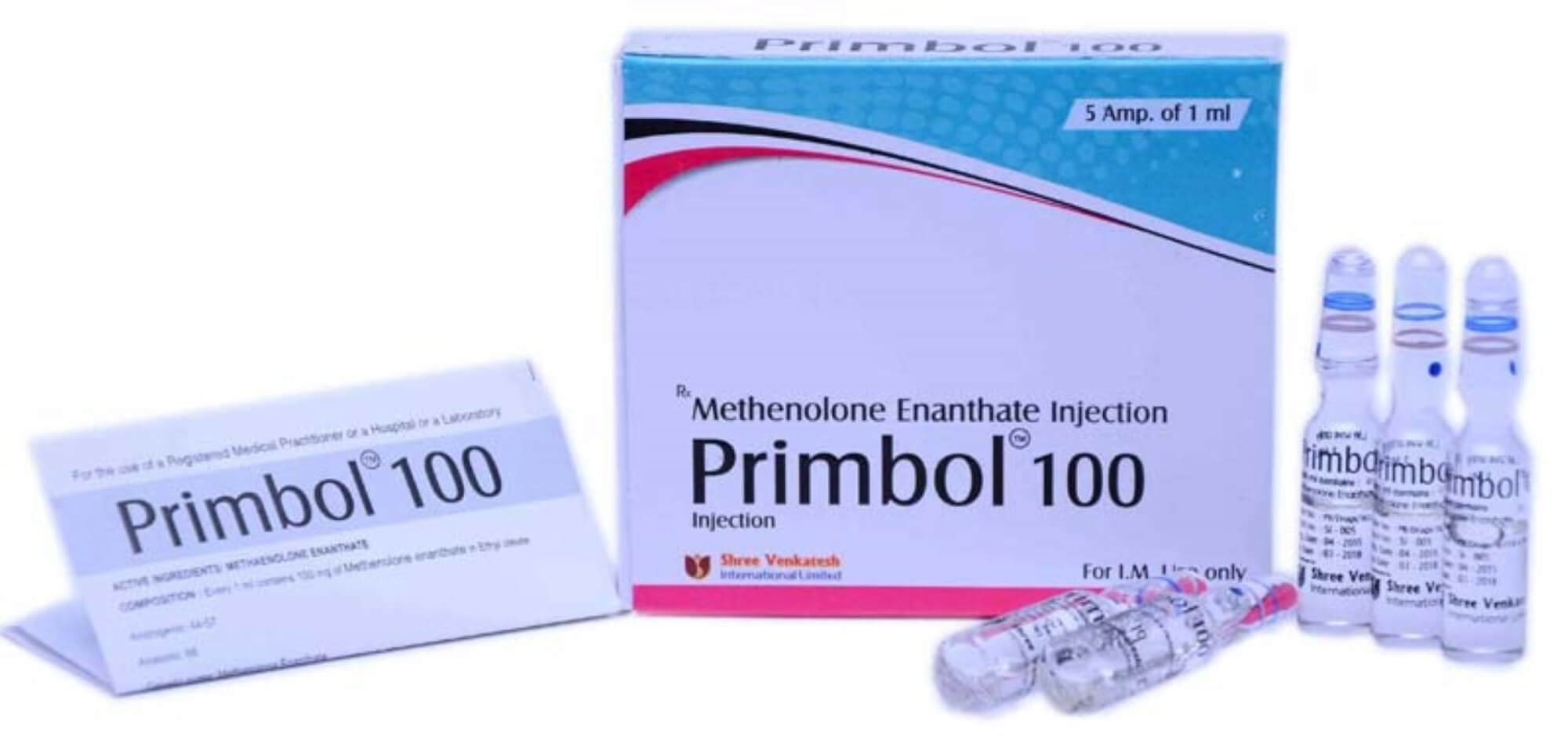 프림볼 - 메테놀론 에난테이트 100mg/ml (1ml 앰플 5개입) - 슈리 벤카테시