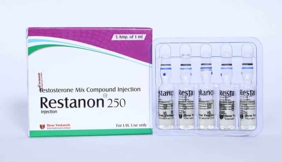 레스타논 - 테스토스테론 혼합 화합물 250mg/ml (1ml 앰플 5개입) - 슈리 벤카테시